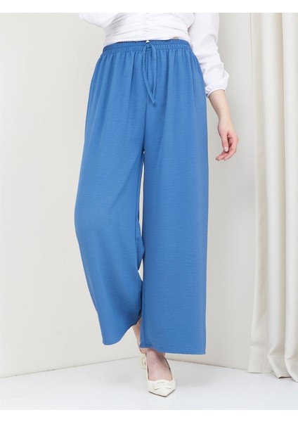 Enenstyle Fashıon Boutıque Rahat Kalıp Beli Lastikli Bol Paça Salaş Yazlık Kadın Aerobin Pantolon modelleri