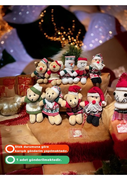 Yılbaşı Temalı Anahtarlık, Kristal Çam Ağacı Lamba ve Atlı Karınca Süsleri fiyatları