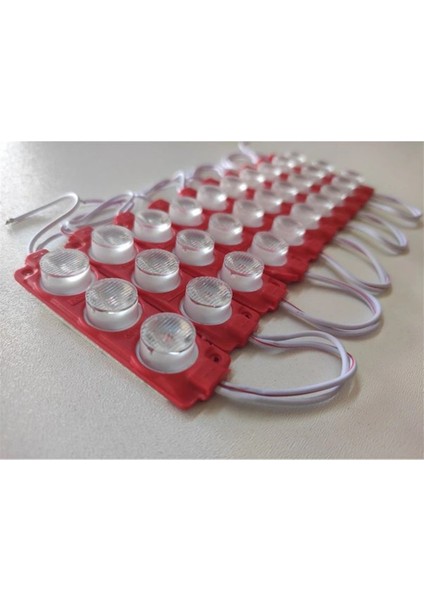 Mercekli Modül LED Parmak LED Lamba 12 Volt 1 Adet Kırmızı modelleri