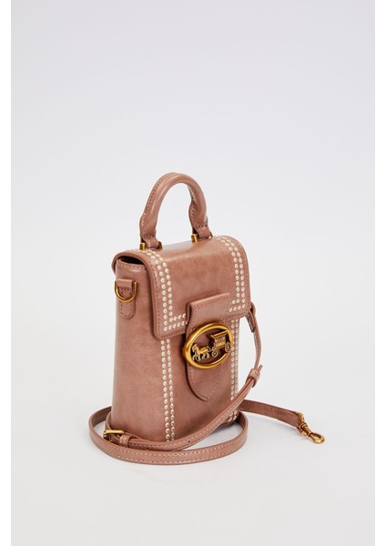 Haki Dikdörtgen Formlu Dikişli El Çantası fiyatları