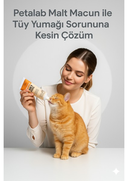 Malt Paste (For Cats) ( Kedi Tüy Yumağı Önlemeyi Destekleyen Macun) 100 Gr. modelleri