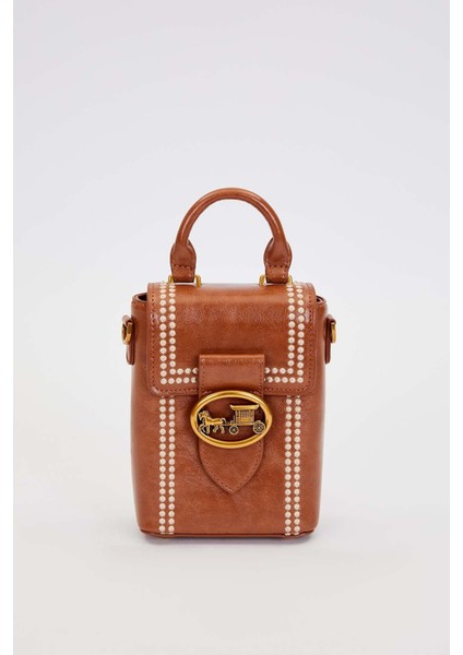 Taba Dikdörtgen Formlu Dikişli El Çantası