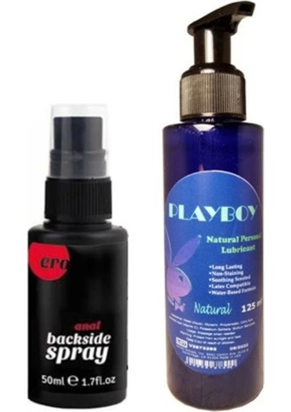 Süper Ero Erkeklere Özel Sertleşme Sprey 50 ml Playboy 125ML Lubricant Gel