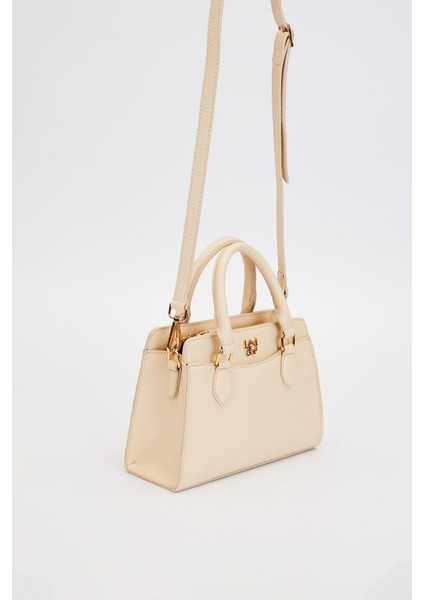 Krem Çift Gözlü Klasik El Çantası fiyatları