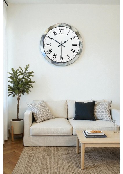 36 cm Krom Elegans Duvar Saati