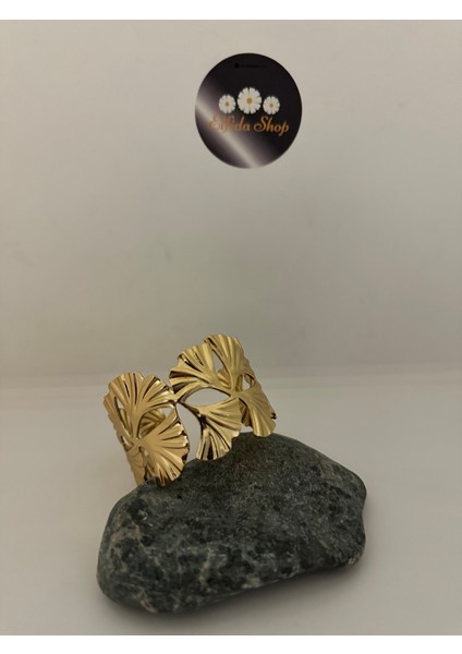 Pirinç Gold Renk Levha Yelpaze Model Kadın Bileklik fiyatları