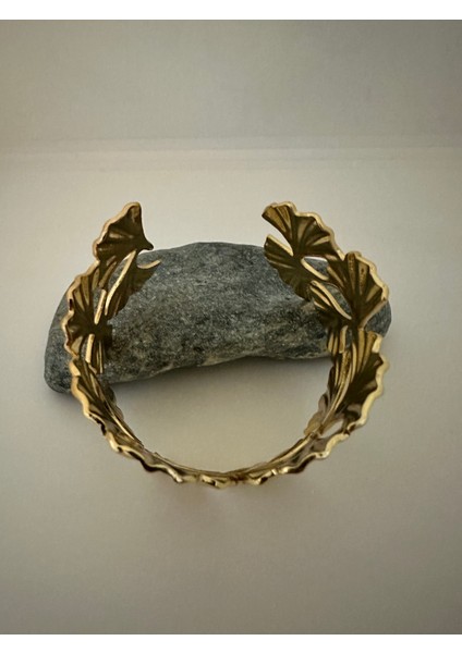 Pirinç Gold Renk Levha Yelpaze Model Kadın Bileklik fırsatları