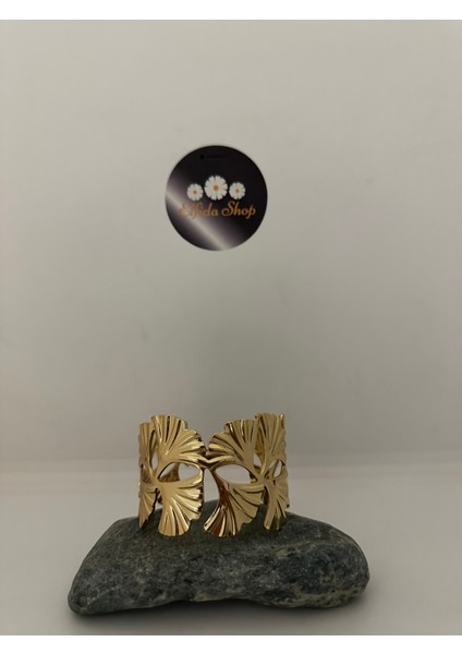 Pirinç Gold Renk Levha Yelpaze Model Kadın Bileklik indirimleri