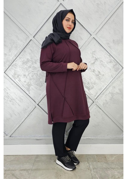 Kadın Nervür Dikim Tesettür Tunik fiyatları
