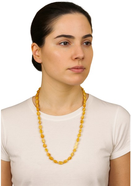 Gerçek Damla Kehribar Kolye Yetişkin Kehribar Kolye fırsatları