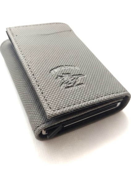 Rfid Özellikli Patlı Mekanizmalı Cüzdan Kartlık -Dokulu Suni Deri fırsatları