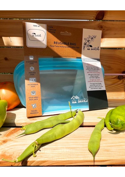 Düz Tabanlı Dik Duran Harım Pack - 1000 ml