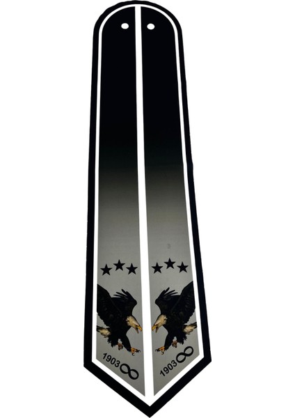 Taraftar Kara Kartal Estascarf Kravat / Fular 85 x 23CM fiyatları