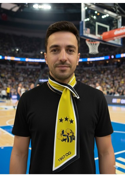 Taraftar 1907 Kanarya Estascarf Kravat / Fular 85 x 23CM