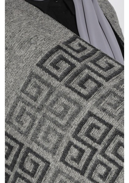 Kadın Geniş Omuz Şal Saçaklı 74*165 cm Standart indirimleri