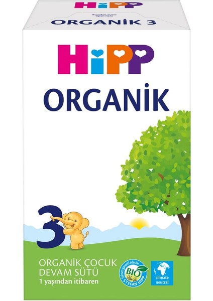 Bfs Hipp 3 Organik Devam Sütü 300 gr