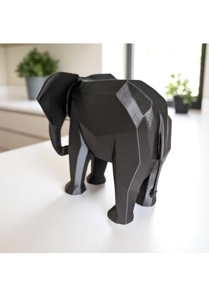 3D Geometrik Fil Biblo – Ev & Ofis Dekorasyonu indirimleri