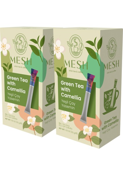 Yaseminli Yeşil Çay Bitki Çayı 2 Paket Bir Arada