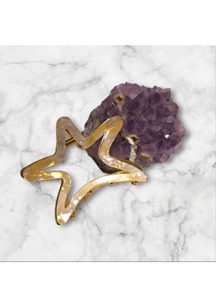 Sedefli Yıldız Kemik Metal Mandal Toka ( BC-1171 ) fiyatları