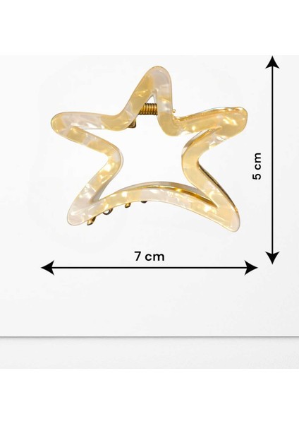 Sedefli Yıldız Kemik Metal Mandal Toka ( BC-1171 ) modelleri