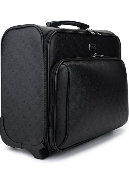 Unisex Suni Deri Siyah Valiz 971 56 Kabın Pılot Valız Sıyah Mng fiyatları