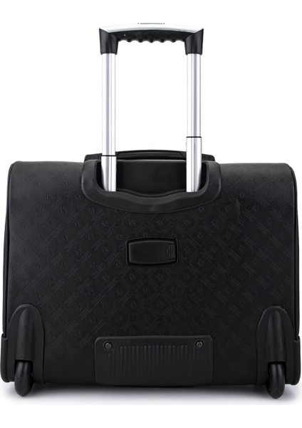 Unisex Suni Deri Siyah Valiz 971 56 Kabın Pılot Valız Sıyah Mng modelleri