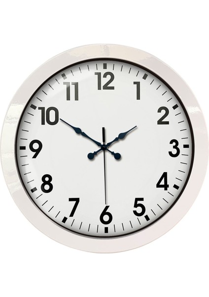 36 cm Beyaz Zarif Duvar Saati fiyatları