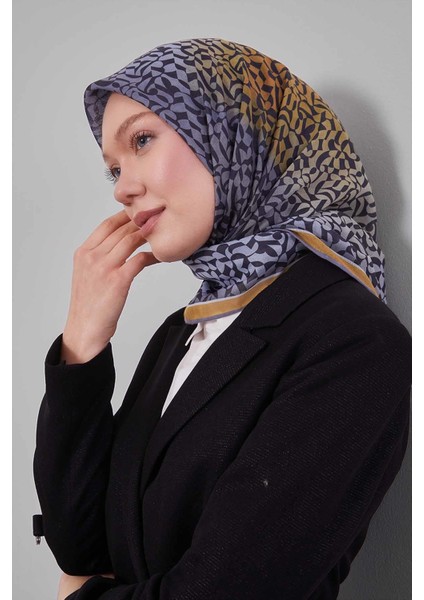 Gold Renk Geçişli Desen Soft Eşarp modelleri