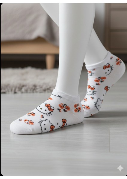 Hello Kitty Patik Çorap