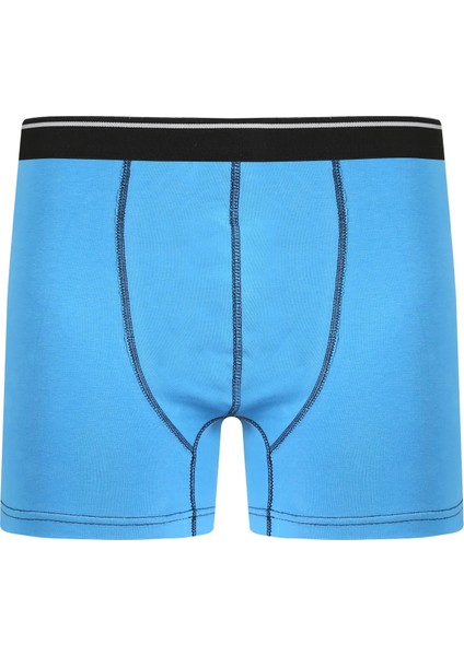 Erkek Pamuk Likralı Boxer Mavi fiyatları