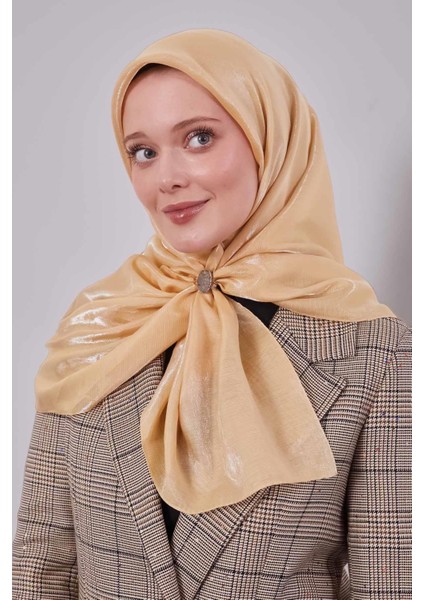 Gold Pırıltı Eşarp modelleri