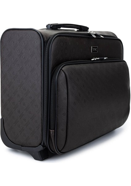 Unisex Suni Deri Kahverengi Valiz 971 56 Kabın Pılot Valız Kahve Mng fiyatları