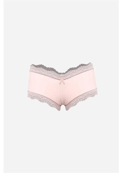 Kadın Pamuklu 2li Boxer Pudra fiyatları