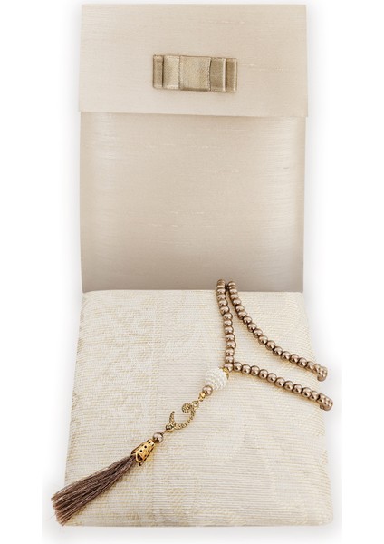 Fiyonklu Kese Inci Tesbih Seccade Set - Vizon fiyatları