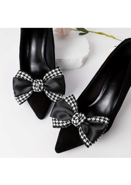 1çift Ayakkabı Tokası -Çanta Charms - Çıkarılabilir Klipsli Fiyonk Aplik (BC-1163 ) fırsatları