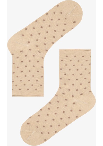 Kahve Bej Relax Dotted 5li Soket Çorap fırsatları