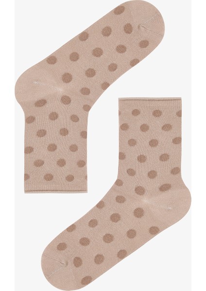 Kahve Bej Relax Dotted 5li Soket Çorap indirimleri