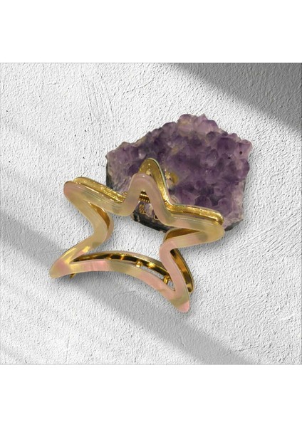 Sedefli Yıldız Kemik Metal Mandal Toka ( BC-1169 ) fiyatları