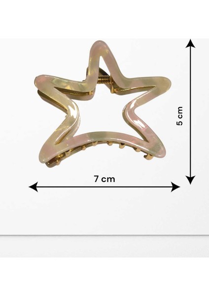 Sedefli Yıldız Kemik Metal Mandal Toka ( BC-1169 ) modelleri