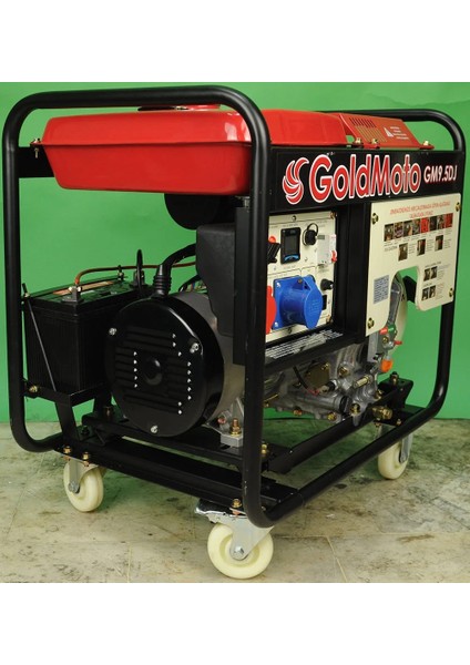 9 Kva Monofaze Dizel Jeneratör Portatif Tekerlekli Taşınabilir modelleri