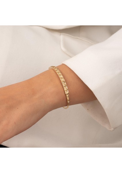 Taşlı 14 Ayar Altın Kelepçe fiyatları