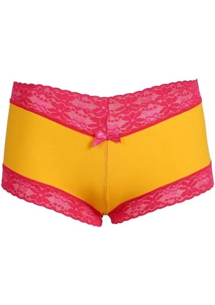 Kadın Pamuklu 2li Boxer Sarı fiyatları