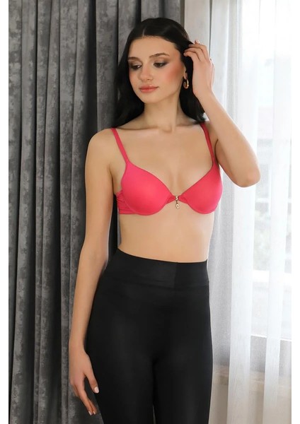 Kadın Destekli Balenli Sütyen Fuşya fiyatları