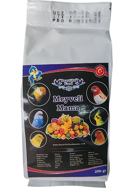 Mama 250 gr Meyveli Kuş Maması