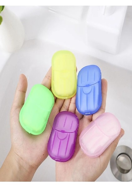 taşınabilir kağıt sabun – hijyenik, pratik ve kompakt yaprak sabun (seyahat, okul, çanta, kamp ıçin)