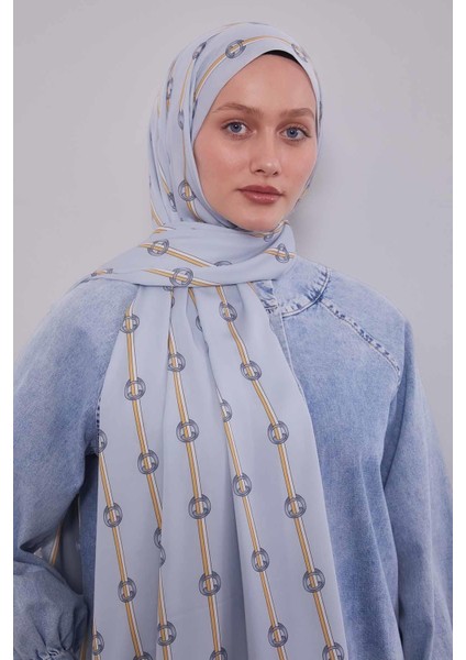 A.mavi Çizgili Halka Desen Club Şal fiyatları