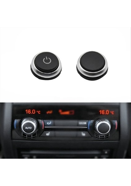 2pcs Araç Klima Ayarlaması Knob A/c Anahtar Düğmesi 61319393931 Bmw 5 7 Serisi X5 X6 F10 F07 F02 F15 F16 (Yurt Dışından) fiyatları