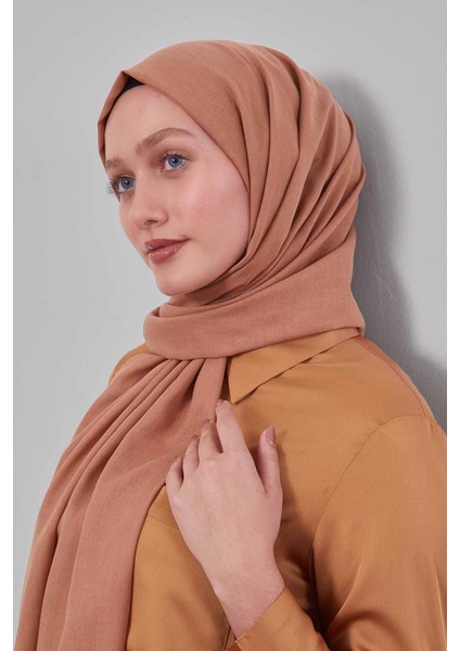 Cappuccino Düz Tensel Şal modelleri