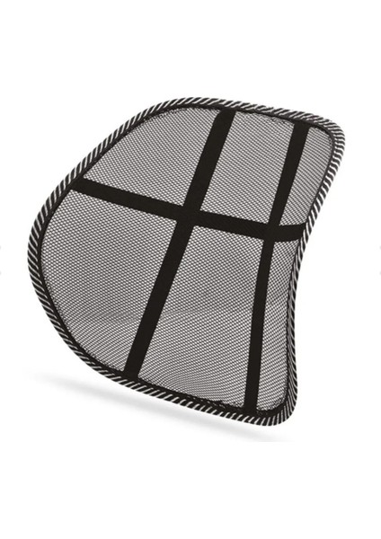 11261 Ortopedik Bel ve Sırt Destek Minderi / Terletmeyen File Koltuk Minderi Araç Bel Sırt Desteği