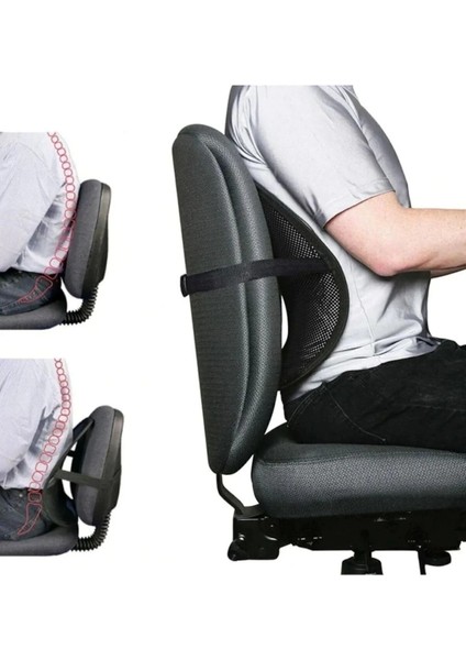 11261 Ortopedik Bel ve Sırt Destek Minderi / Terletmeyen File Koltuk Minderi Araç Bel Sırt Desteği modelleri